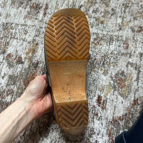 Vintage Navy Blue Clogs (38) - Picture 7 of 8